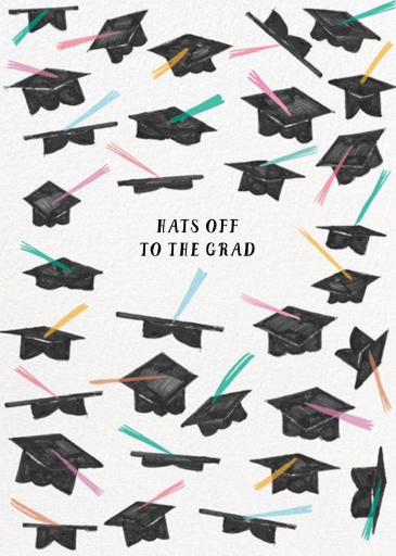 Pastel Caps - Graduation Announcement by Mr. Boddington's Studio