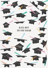 Pastel Caps - Graduation Announcement by Mr. Boddington's Studio