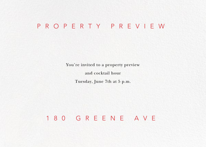 Full-Page Photo Horizontal (Double-Sided) - Open House Invitation by Paperless Post - Back