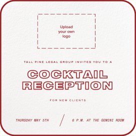 Rounded Edge (Customizable Template) - Corporate Reception Invitation by Paperless Post