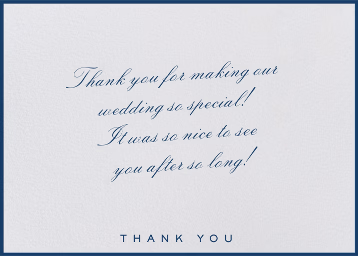 Forever in Ink - Thank You Card by Paperless Post