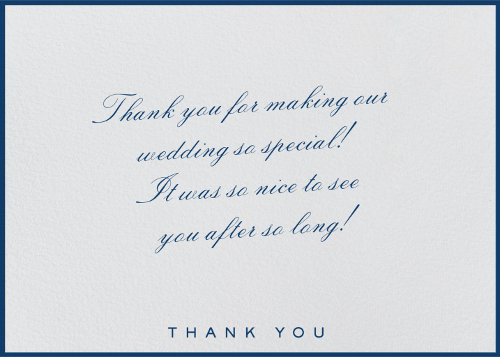 Forever in Ink - Thank You Card by Paperless Post