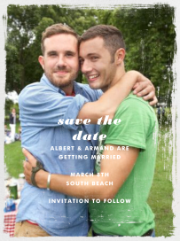 Grunge Border by Paperless Post