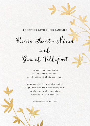 Oliver Park II - Wedding Invitation by kate spade new york