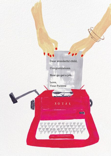 Royal's Advice - Graduation Card by Mr. Boddington's Studio