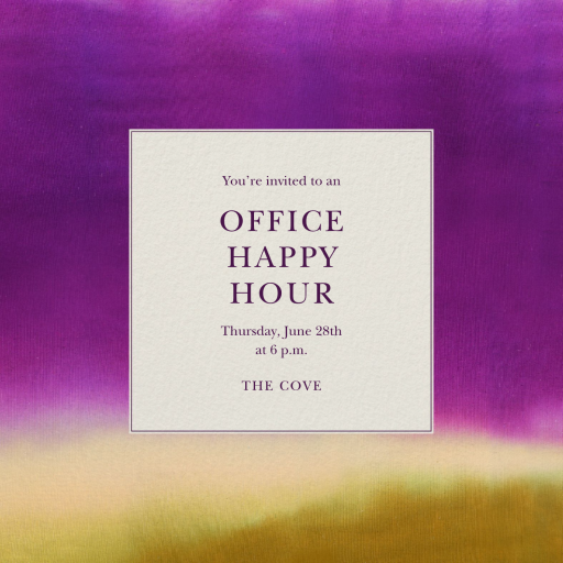 New Hue - Happy Hour Invitation by oscar-de-la-renta