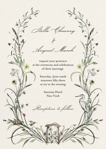 Floral Friends - Invitation by Kirby x Art