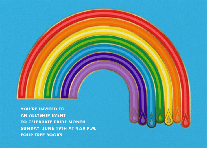 ROYGBIV - Pride Invitation by Jonathan Adler