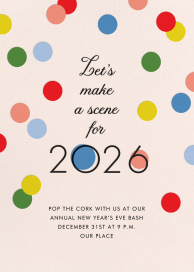 Making Scenes Confetti - Party Invitation by Cheree Berry Paper & Design
