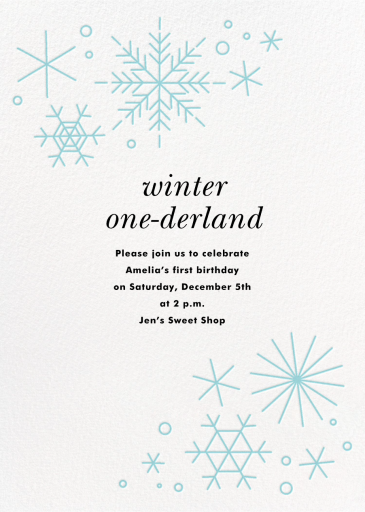 No Two Alike - First Birthday Invitation by Paperless Post