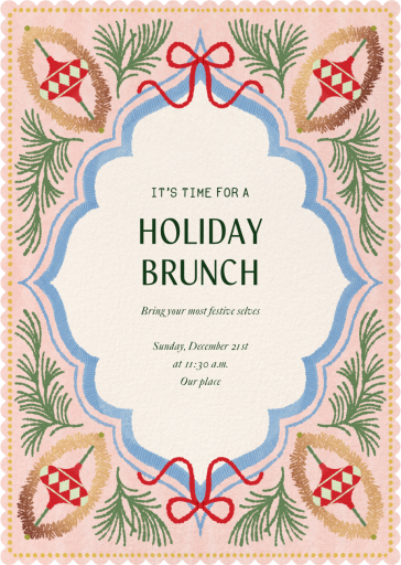Fanciful Ornaments - Holiday Party Invitation by Paperless Post