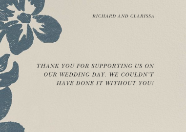 Flora Horizontal - Stationery by Oscar de la Renta