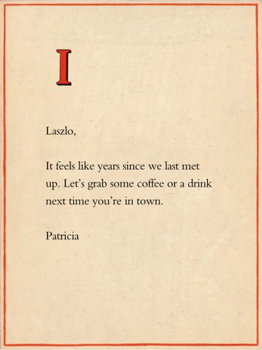 Red Letter by John Derian - Back