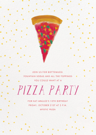 I Want the Biggest Piece - Birthday Invitation by Mr. Boddington's Studio