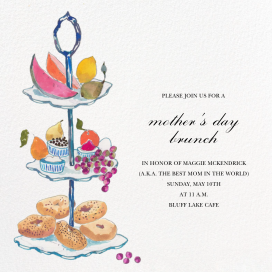 Three Tiers - Mother's Day Invitation by Happy Menocal