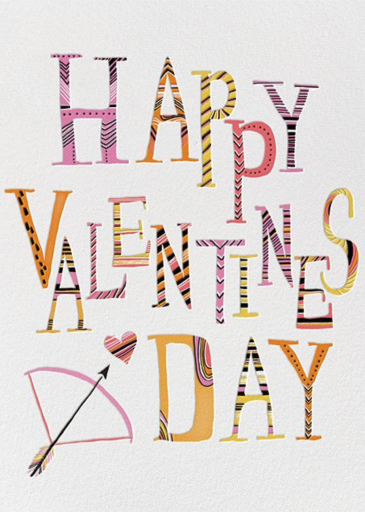 Valentine Arrow (Carrie Gifford) - Valentine's Day Card by Red Cap Cards