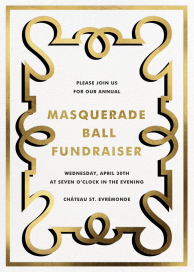 Gilded Scroll - Business Event Invitation by Jonathan Adler