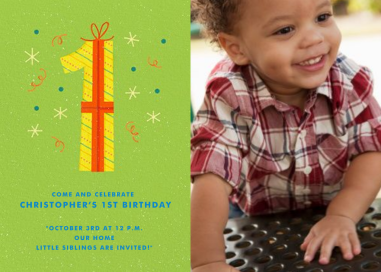 One Perfect Present - First Birthday Invitation by Paperless Post