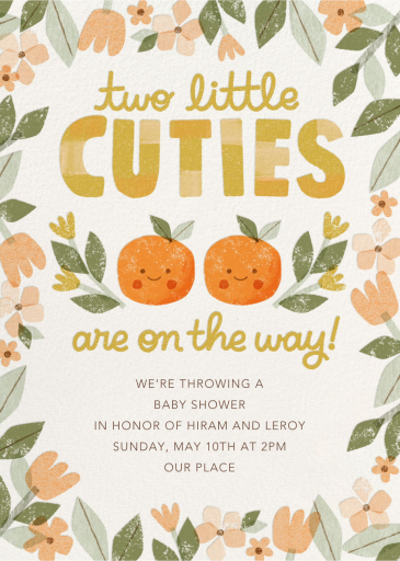 Little Cutie - Baby Shower Invitation by Paperless Post