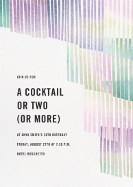 Swaying Fringe - Birthday Invitation by Paperless Post