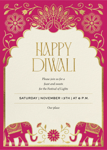 Diwali Frame - Invitation by Paperless Post