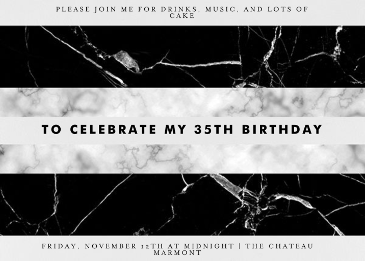 Marble Duo - Invitation by Paperless Post