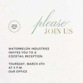Please Join Us - Cocktail Party Invitation by Paperless Post