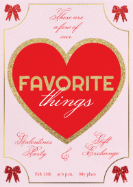 Hearts and Bows by Paperless Post