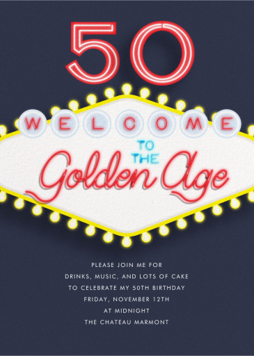 Birthday in Vegas by Paperless Post