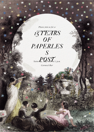 Once Upon a Star - Invitation by John Derian