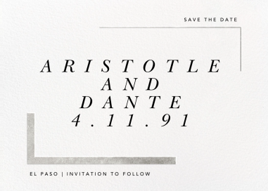 Ando (Save the Date) by Paperless Post