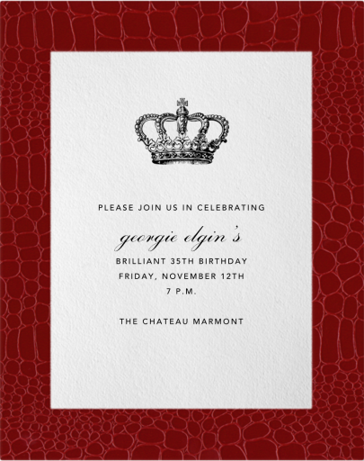 Croc Border - Invitation by Paperless Post