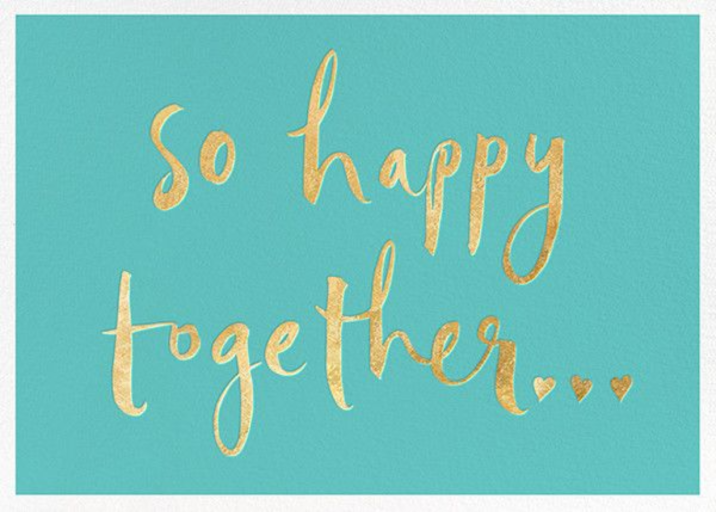 So Happy Together - Congratulations Card by kate spade new york