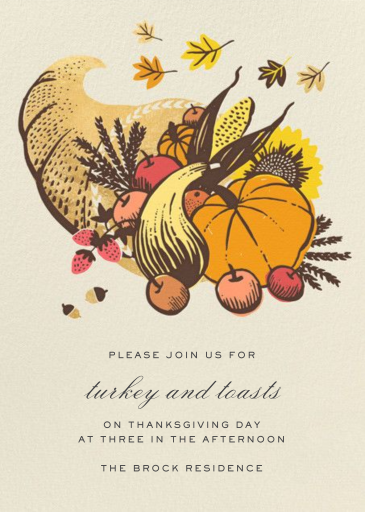 Cornucopia (Hello! Lucky) - Invitation by Hello!Lucky