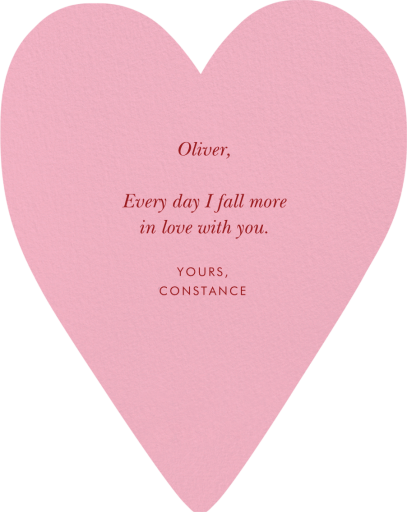 Heart Blossom Valentine's Day - Valentine's Day Invitation by Rifle Paper Co. - Back