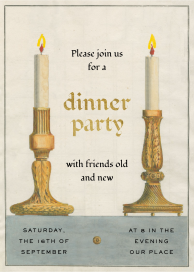 Candlesticks - Invitation by John Derian