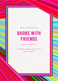 Rainbow Stripe - Pride Invitation by Mary Katrantzou