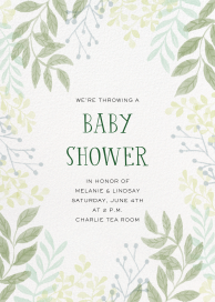 Baby registry hot sale announcement cards