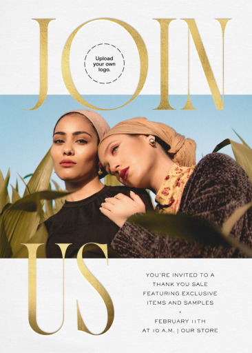 Central Idea (Photo) - Shopping Event Invitation by Paperless Post