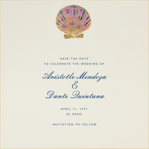 Scallop Shell - Ramadan & Eid Invitation by Bernard Maisner