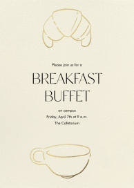 Petit Dejeuner - School Event Invitation by Paperless Post
