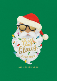 Big Man in Red - Christmas Card by 2021 Co.