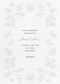 Embossed Flowers by  Monique Lhuillier