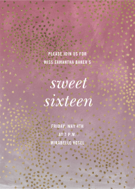 Fetti - Sweet 16 Invitation by Kelly Wearstler