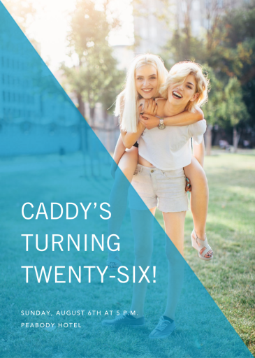 Split Triangle - Invitation by Paperless Post