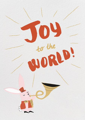 Harmonizer Bunny - Holiday Card by Paperless Post