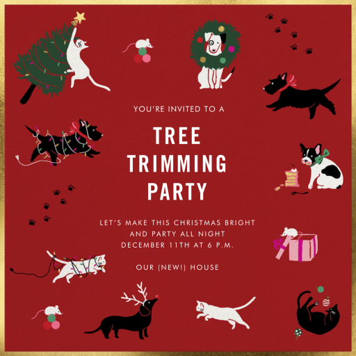 Holiday Friends - Invitation by kate spade new york