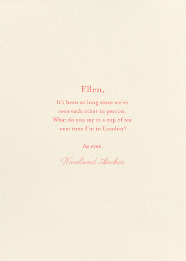 Pens and Pencils - Greeting Card by Hello!Lucky - Back