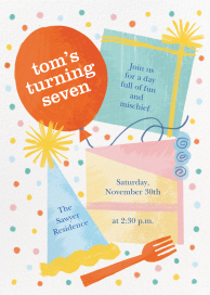 Party Cake - Birthday Invitation by Paperless Post
