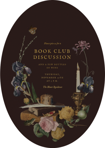 Prose and Petals - Get-Together Invitation by Open Sea Design Co.